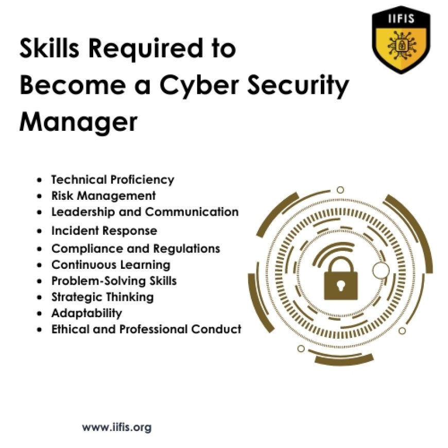 Skills Required to Become a Cyber Security Manager